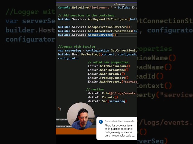 Clases de extensión para tu program.cs
