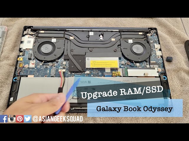 How to Upgrade the RAM and SSD on the Samsung Galaxy Book Odyssey