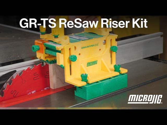 GR-TS ReSaw Riser Kit: Cut Taller Stock with Your GRR-RIPPER!