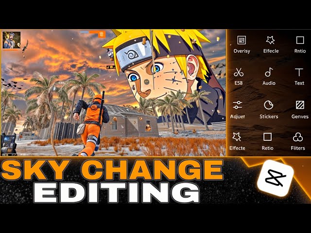 Free Fire Sky Change 😱 Editing Tutorial ⚙️ (FF Sky change editing in capcut ||