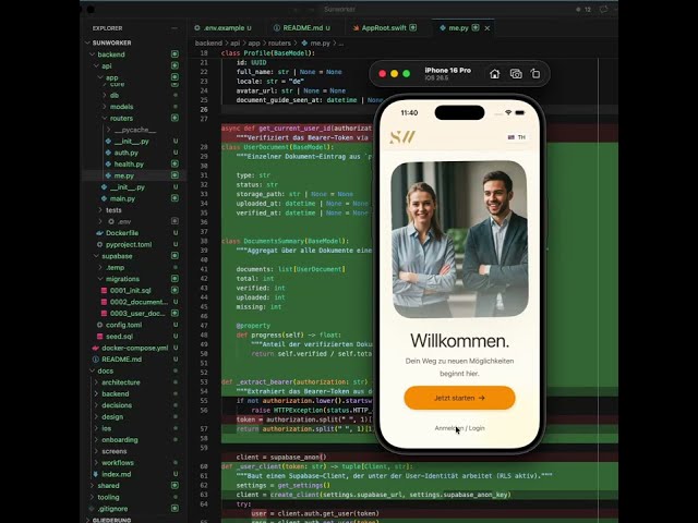 Native App von Figma bis Code – Swift, Kotlin & FastAPI im Einsatz