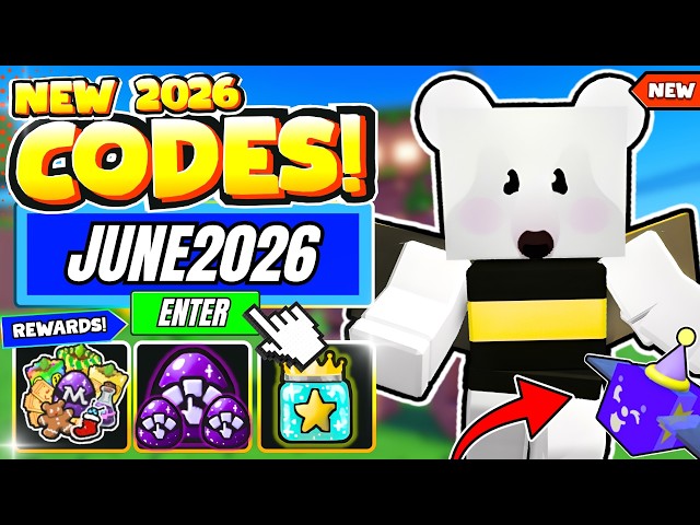 *NEW CODES* ALL WORKING CODES FOR BEE SWARM SIMULATOR CODES IN 2026! ROBLOX BSS CODES