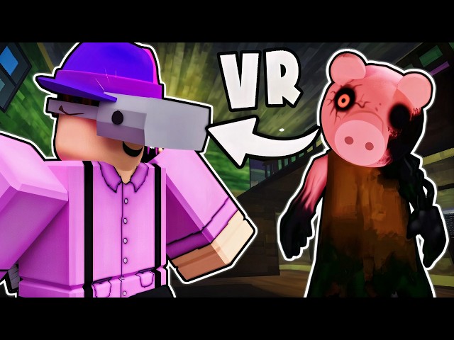 MiniToon Tries To Play PIGGY in VR...