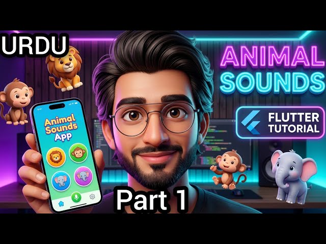Create Animal Sounds App with Flutter & FlutLab (Zero to Hero) | Part 1