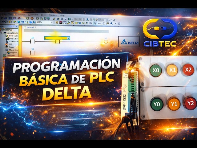 Basic programming in Delta PLC (Contacts, coils, timers and counters) DVP, ISPSoft