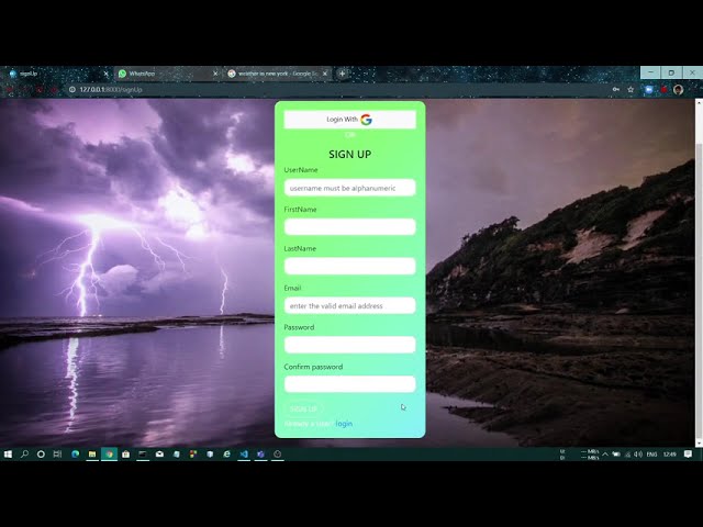 Django Weather Web App