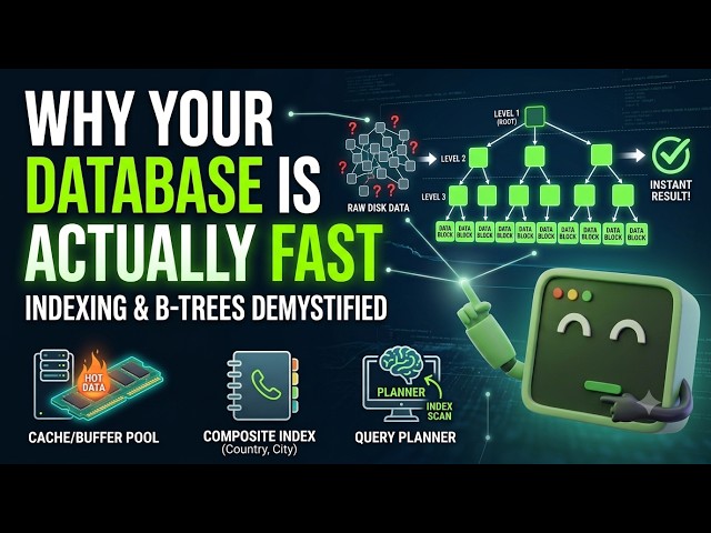 How Database Indexes Find 1 Row in a Billion ⚡ #DatabaseIndexing