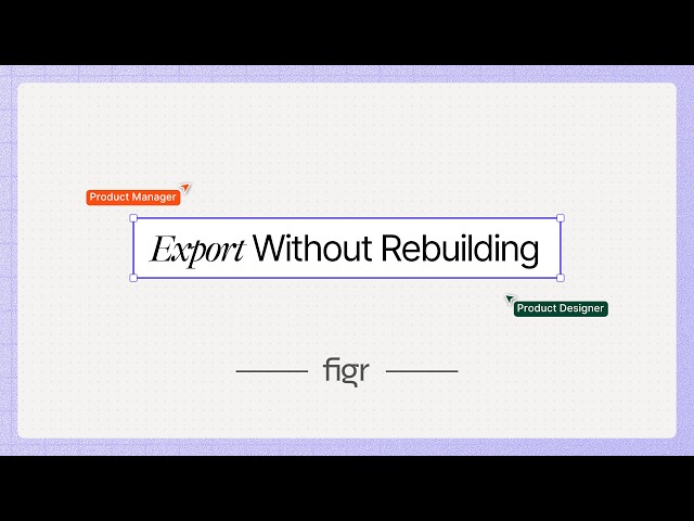 AI to Figma, Figma export AI, code export AI, prototype sharing, Figr AI export