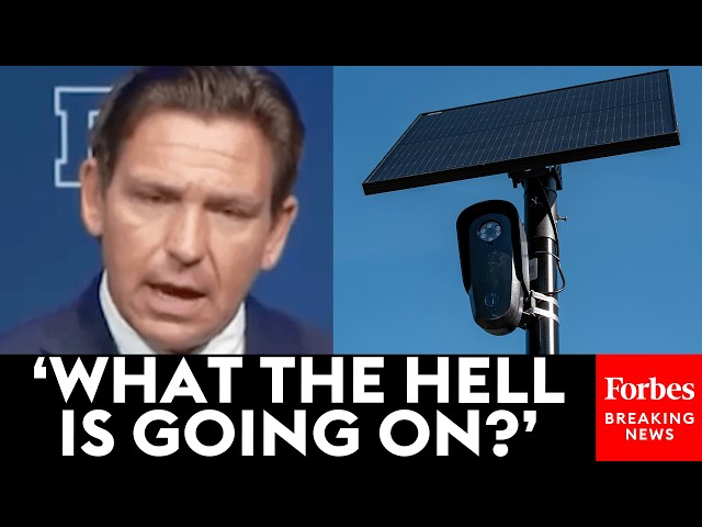 'It's Out Of Control': Ron DeSantis Rails Against Flock Cameras, 'Surveillance State'