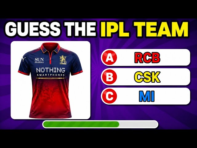 90% Fails ❌ | Guess the IPL team by JERSEY 🔥
