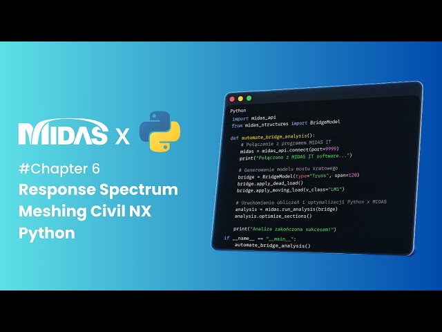 Day 6 Response Spectrum Meshing Civil NX Python