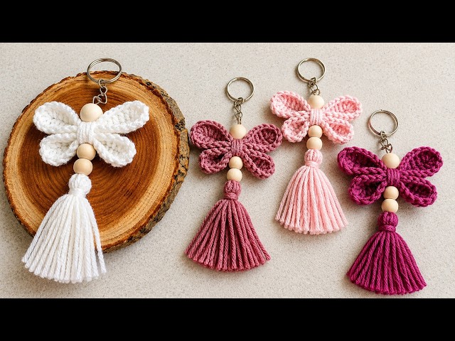 The Best-Selling Crochet Dragonfly Keychain! | Easy Tutorial for Beginners
