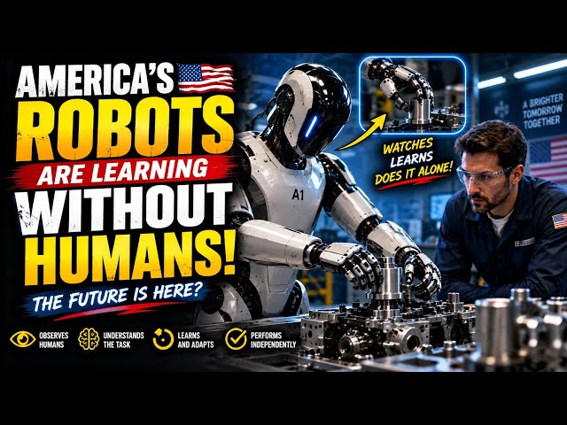 America’s Robots Are Learning Without Humans — The Future Is Here 🤖🇺🇸🔥