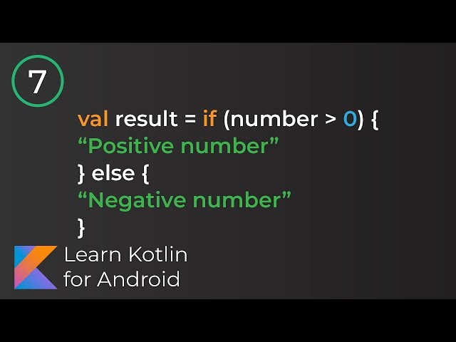 Android Development for Beginners - If, Else, Else If Lesson 7