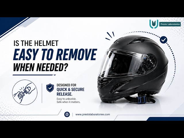 Helmet Release Usability Check — Is the helmet easy to remove when needed? ⚠️