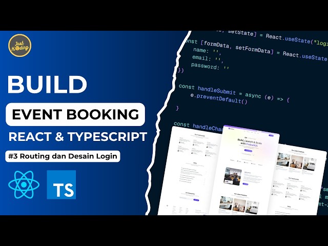 ReactJS TypeScript untuk Pemula #3 - Routing dan Desain Login Page