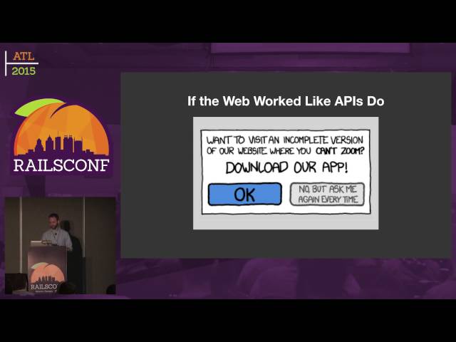 RailsConf 2015 - Workshop: Do Users Love Your API? Developer-focused API Design