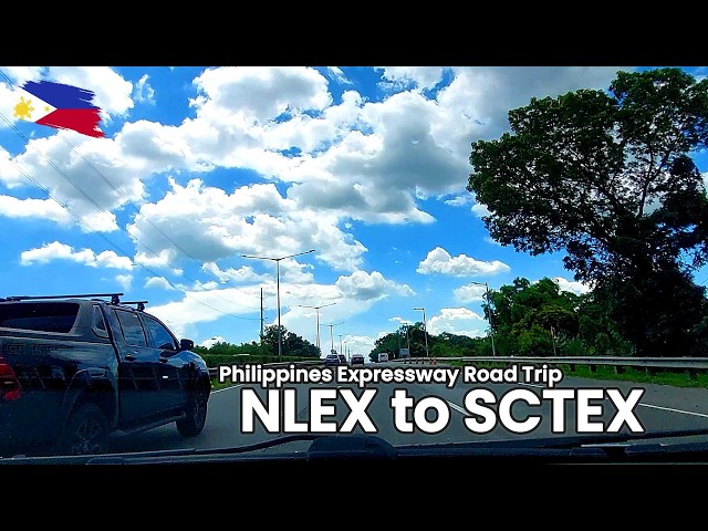 Viaje panorámico por carretera de NLEX a SCTEX en 4K | Aventura al volante por las autopistas de ...