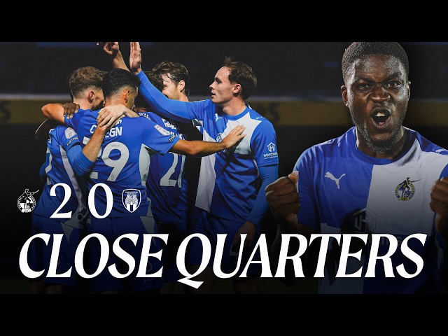 James scores stunning volley as Rovers beat Colchester 🤩 | Close Quarters | Rovers 2-0 Colchester