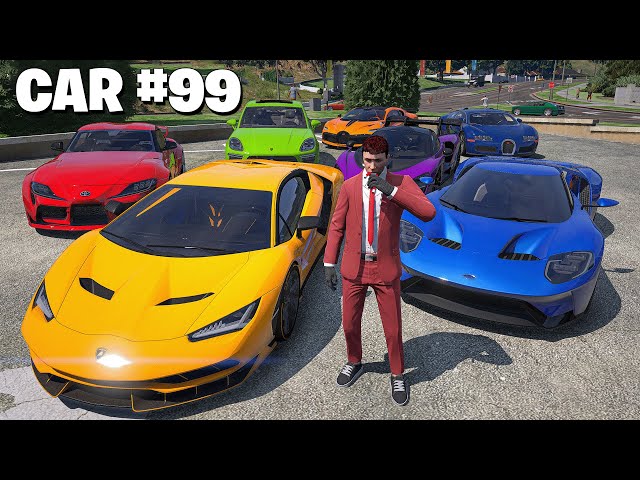 Stealing 99 RAREST Cars in GTA 5 RP