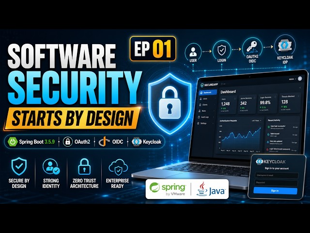 EP 01: Why Software Security Must Be Proactive | Spring Boot, OAuth2, OIDC & Keycloak