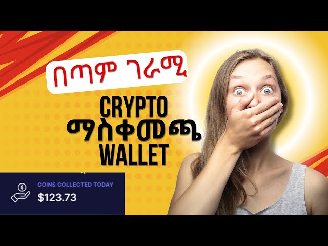 በጣም ገራሚ crypto ማስቀመጫ wallet #howto #ethiotech04