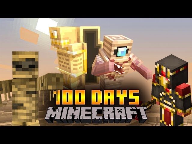 I Survive 100 Days in *EGYPT*  In Minecraft | DeadZilla