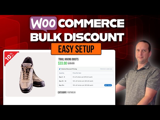 How to Create Tiered Bulk Discounts in WooCommerce (Category & Cart Discounts)