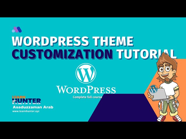 14.wordpress bangla tutorial (Customizer in Wordpress)