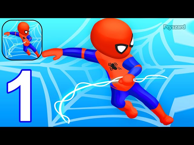 Web Master: Stickman Superhero - Gameplay Walkthrough Part 1 All Levels Spider-Stickman (Android)