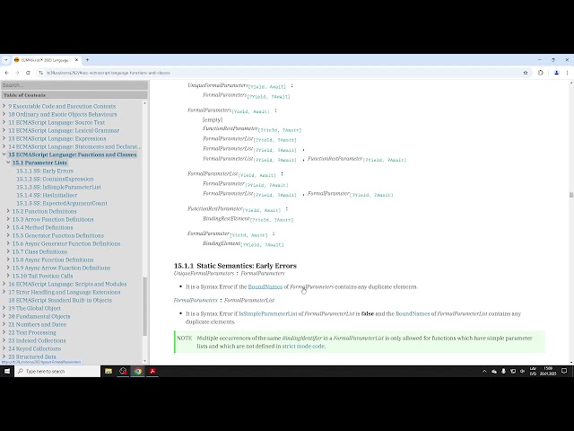 Real Life Programming Language Semantics - Ecmascript, Python, Lua, C++  2025