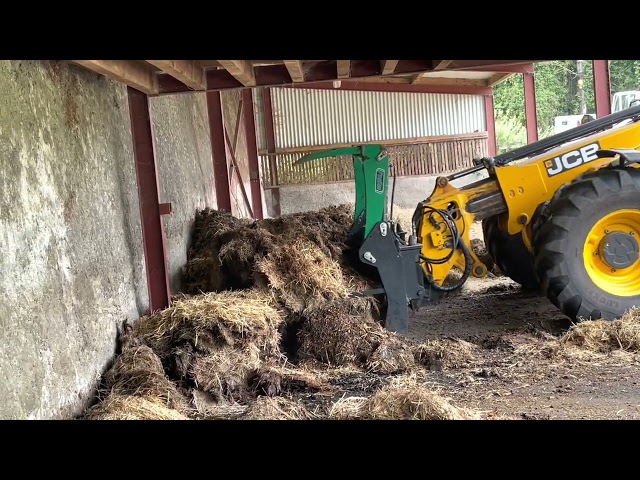 Annual shed muck-out of fertile rocket fuel for fields and garden