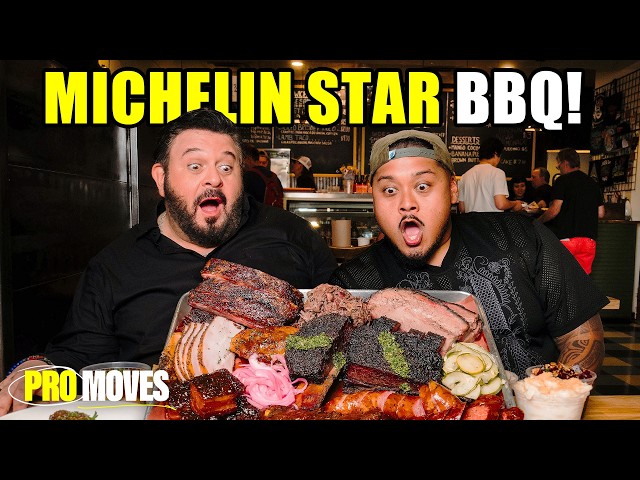 Adam Richman Eats Michelin Star Texas BBQ | Pro Moves