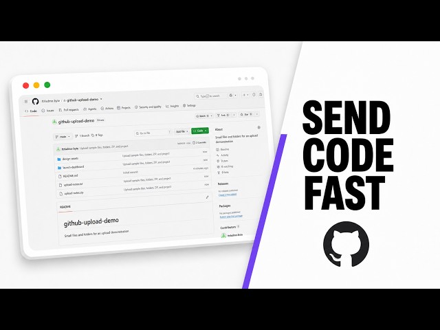 How to Upload Files, Folders, ZIPs, and Projects to GitHub