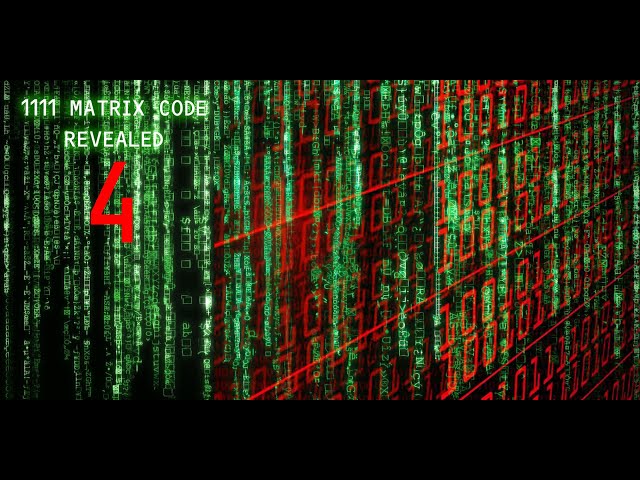 1111 Matrix Code | Video 4 | Binary Code