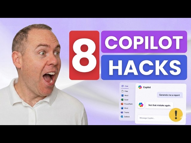 8 Microsoft 365 Copilot Hacks You Need To Know!