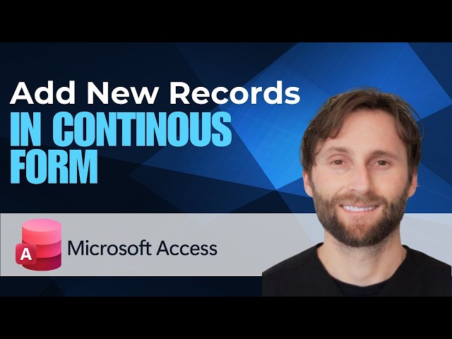 How to Add New Records on the Top of a Continuous Form in Microsoft Access [2026 Guide]