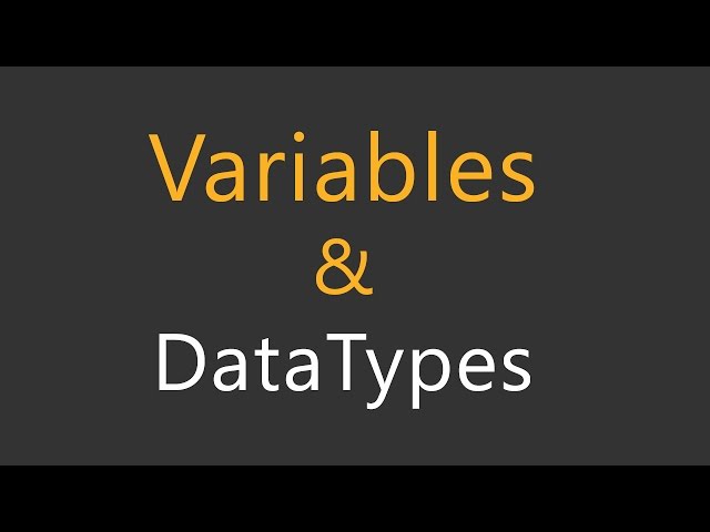 5 -  C# Tutorial For Beginners in Hindi/Urdu - How To Use Variables And Data Types - Hindi/Urdu