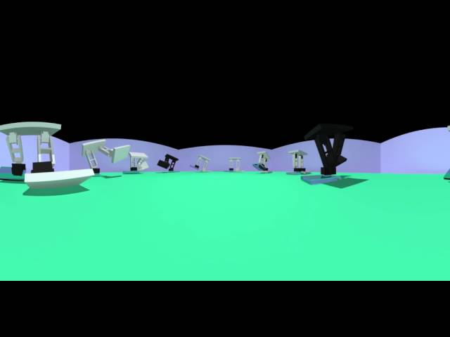 Biped- 360 video of different positions of Biped motion