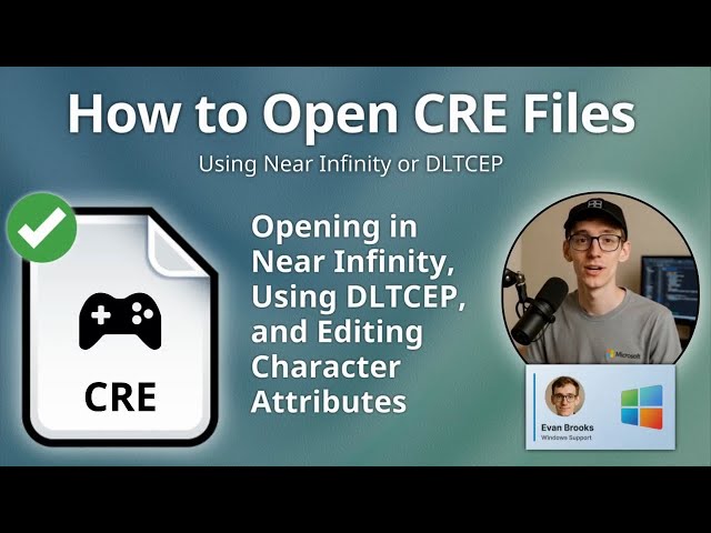 CRE Files: How to Open Baldur's Gate Character Files