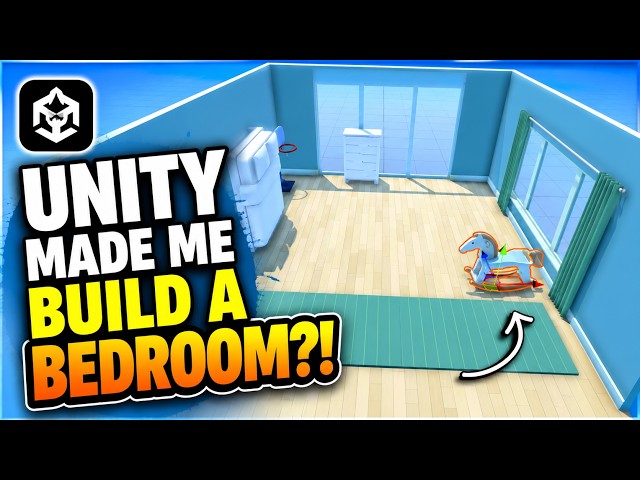 Come build a Bedroom with me in UNITY