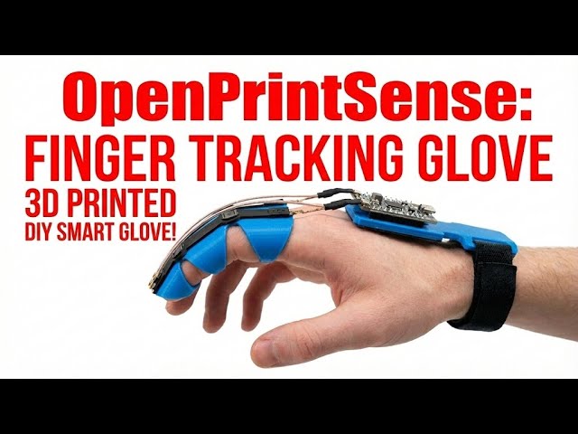 OpenPrintSense | Next Generation 3D Printed Finger Tracking