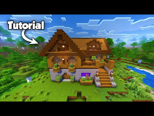 Minecraft: How to Build a Survival House Tutorial (Easy to Follow)