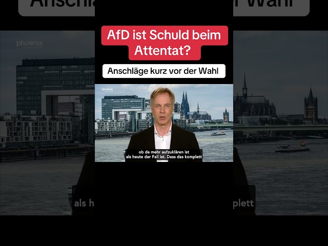 Blaming the AfD for the attack ‼️🚨 #cdu #politics #afd #bundestag #news #spd