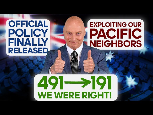 Australian Immigration News 12.9.26. The 191 visa Proceedural Guidelines are finally published!