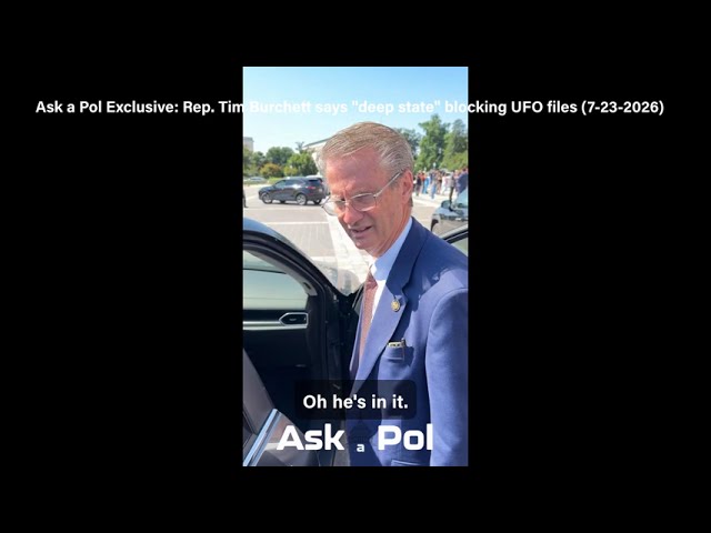 "It’s a fistfight," Burchett says, "deep state" is hiding full UFO disclosure from President Trump