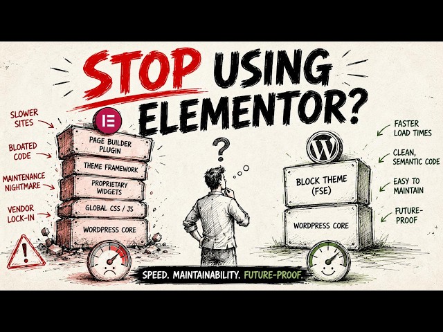Why WordPress Developers Are Ditching Elementor for Block Themes?