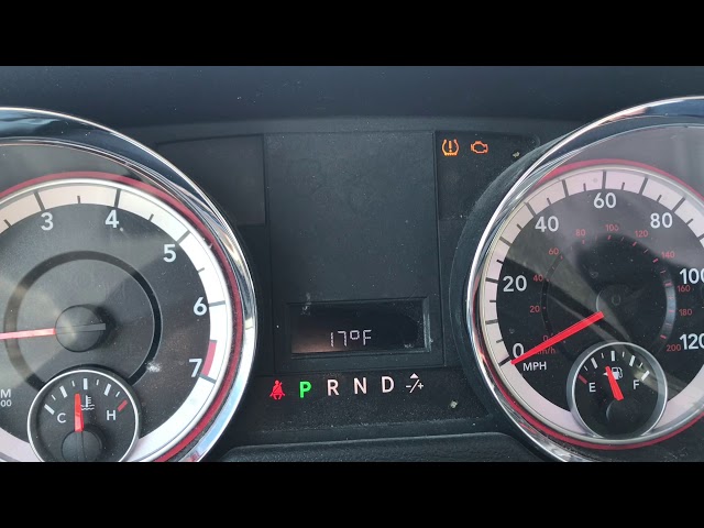 Check engine light error codes from a dodge caravan