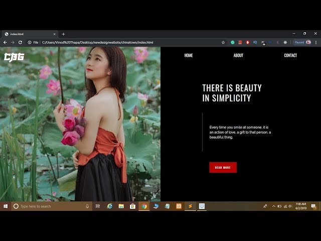 Animated Responsive Website using HTML CSS & Bootstrap in Hindi