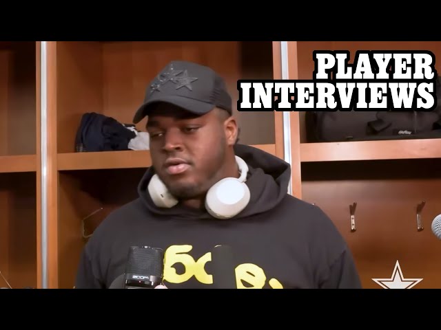 Cowboys Players on Loss to Lions | Player Interviews